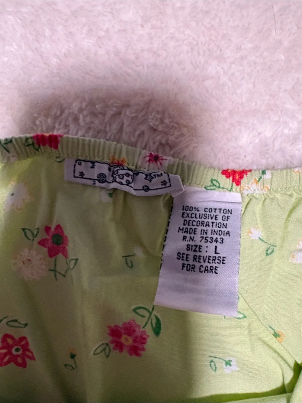 Girls' Green Floral Slip Dress Top - Unbranded